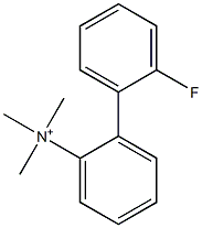 (2-fluorophenyl)methyl-dimethyl-phenylazanium Struktur