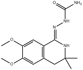 [(6,7-dimethoxy-3,3-dimethyl-4H-isoquinolin-1-yl)amino]urea Structure