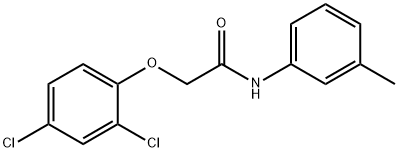 2-(2,4-dichlorophenoxy)-N-(3-methylphenyl)acetamide Struktur