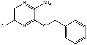 3-Benzyloxy-5-chloro-pyrazin-2-ylamine Struktur