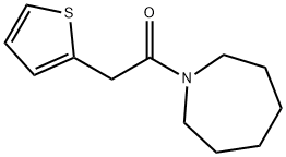 1-(azepan-1-yl)-2-thiophen-2-ylethanone Structure