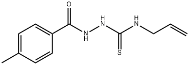 1-[(4-methylbenzoyl)amino]-3-prop-2-enylthiourea Structure