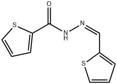 N-[(Z)-thiophen-2-ylmethylideneamino]thiophene-2-carboxamide Structure