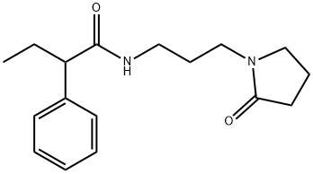 N-[3-(2-oxopyrrolidin-1-yl)propyl]-2-phenylbutanamide Struktur
