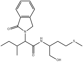 N-(1-hydroxy-4-methylsulfanylbutan-2-yl)-3-methyl-2-(3-oxo-1H-isoindol-2-yl)pentanamide|