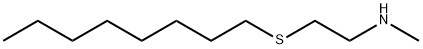 N-methyl-2-octylsulfanylethanamine Structure