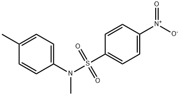 N-methyl-N-(4-methylphenyl)-4-nitrobenzenesulfonamide 结构式
