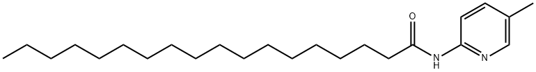 N-(5-methylpyridin-2-yl)octadecanamide 化学構造式