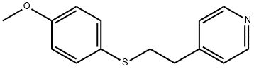 4-[2-(4-methoxyphenyl)sulfanylethyl]pyridine Structure