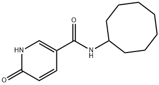 N-cyclooctyl-6-oxo-1H-pyridine-3-carboxamide Structure