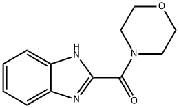 1H-benzimidazol-2-yl(morpholin-4-yl)methanone 结构式