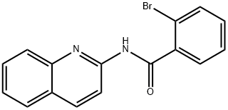 2-bromo-N-quinolin-2-ylbenzamide Structure