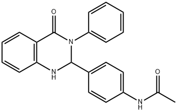 N-[4-(4-oxo-3-phenyl-1,2-dihydroquinazolin-2-yl)phenyl]acetamide Structure