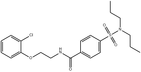 311791-70-5 N-[2-(2-chlorophenoxy)ethyl]-4-(dipropylsulfamoyl)benzamide