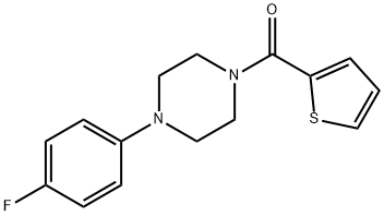 [4-(4-fluorophenyl)piperazin-1-yl]-thiophen-2-ylmethanone Struktur