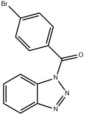 benzotriazol-1-yl-(4-bromophenyl)methanone Struktur
