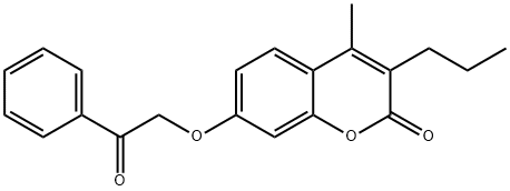 4-methyl-7-phenacyloxy-3-propylchromen-2-one|