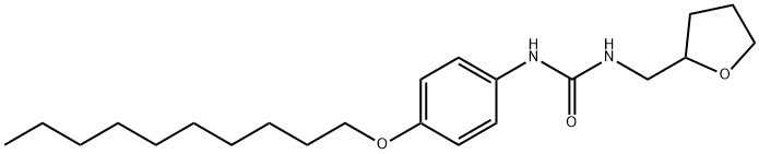 1-(4-decoxyphenyl)-3-(oxolan-2-ylmethyl)urea 结构式