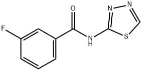 3-fluoro-N-(1,3,4-thiadiazol-2-yl)benzamide Structure