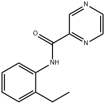 N-(2-ethylphenyl)pyrazine-2-carboxamide Structure