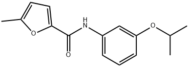 5-methyl-N-(3-propan-2-yloxyphenyl)furan-2-carboxamide,329933-21-3,结构式