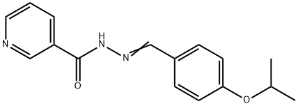N-[(E)-(4-propan-2-yloxyphenyl)methylideneamino]pyridine-3-carboxamide 化学構造式