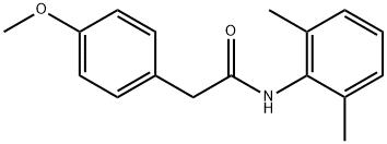 N-(2,6-dimethylphenyl)-2-(4-methoxyphenyl)acetamide Struktur