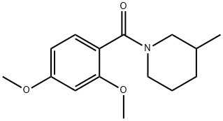 (2,4-dimethoxyphenyl)-(3-methylpiperidin-1-yl)methanone Struktur