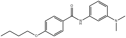 4-butoxy-N-[3-(dimethylamino)phenyl]benzamide Structure