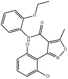 3-(2,6-dichlorophenyl)-N-(2-ethoxyphenyl)-5-methyl-1,2-oxazole-4-carboxamide|