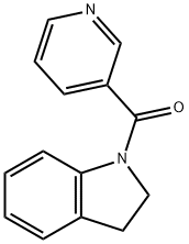 2,3-dihydroindol-1-yl(pyridin-3-yl)methanone Structure