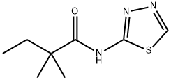 2,2-dimethyl-N-(1,3,4-thiadiazol-2-yl)butanamide Structure