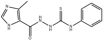 1-[(5-methyl-1H-imidazole-4-carbonyl)amino]-3-phenylthiourea Structure