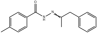 4-methyl-N-[(E)-1-phenylpropan-2-ylideneamino]benzamide Structure