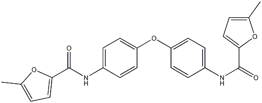5-methyl-N-[4-[4-[(5-methylfuran-2-carbonyl)amino]phenoxy]phenyl]furan-2-carboxamide Structure