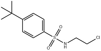 4-tert-butyl-N-(2-chloroethyl)benzenesulfonamide Struktur