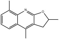 2,4,8-trimethyl-2,3-dihydrofuro[2,3-b]quinoline 结构式