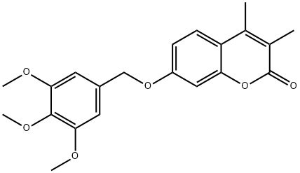 376380-10-8 3,4-dimethyl-7-[(3,4,5-trimethoxyphenyl)methoxy]chromen-2-one