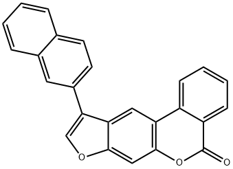 10-naphthalen-2-yl-[1]benzofuro[6,5-c]isochromen-5-one Structure