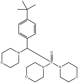 4-[(4-tert-butylphenyl)-dimorpholin-4-ylphosphorylmethyl]morpholine,385375-21-3,结构式