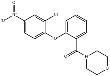 [2-(2-chloro-4-nitrophenoxy)phenyl]-morpholin-4-ylmethanone|