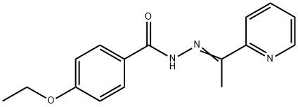 4-ethoxy-N-[(Z)-1-pyridin-2-ylethylideneamino]benzamide Structure