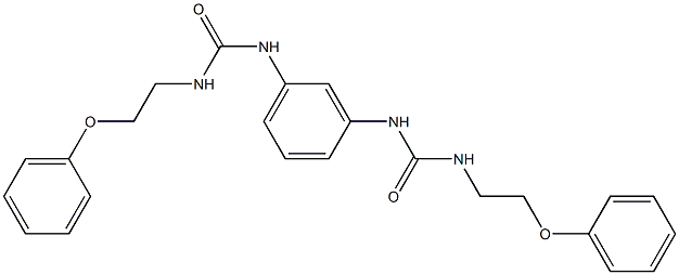 1-(2-phenoxyethyl)-3-[3-(2-phenoxyethylcarbamoylamino)phenyl]urea|