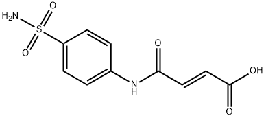 (E)-4-OXO-4-(4-SULFAMOYLANILINO)BUT-2-ENOIC ACID, 40266-10-2, 结构式