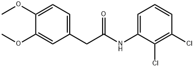 N-(2,3-dichlorophenyl)-2-(3,4-dimethoxyphenyl)acetamide 结构式