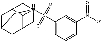 N-(2-adamantyl)-3-nitrobenzenesulfonamide Structure