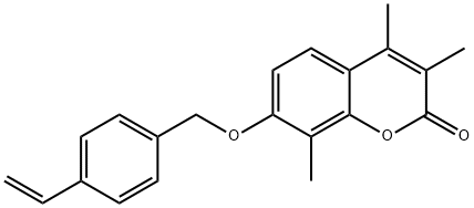 7-[(4-ethenylphenyl)methoxy]-3,4,8-trimethylchromen-2-one|