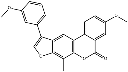 3-methoxy-10-(3-methoxyphenyl)-7-methyl-[1]benzofuro[6,5-c]isochromen-5-one|