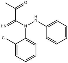 N-anilino-N'-(2-chlorophenyl)-2-oxopropanimidamide Structure