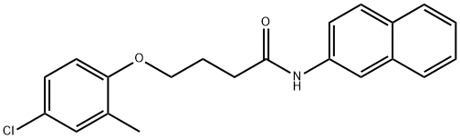 4-(4-chloro-2-methylphenoxy)-N-naphthalen-2-ylbutanamide Structure